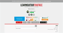 Desktop Screenshot of learnguitarforfree.com